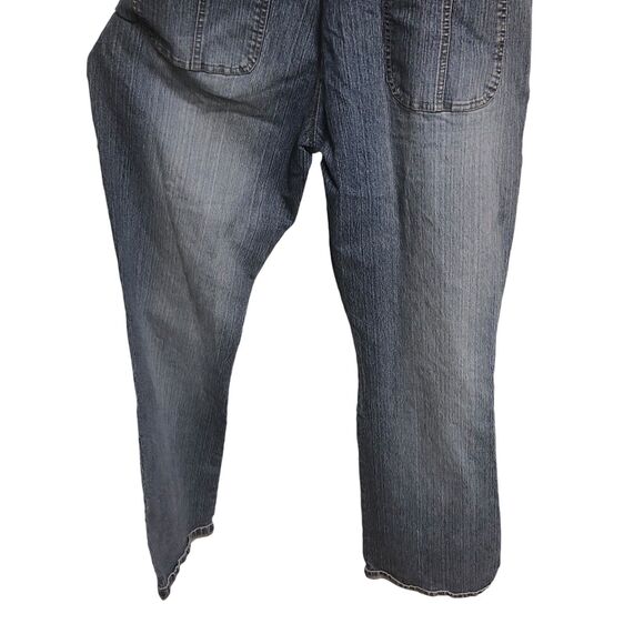 Vintage 90s No Boundaries Stretch Overalls, Straight Leg, DIY, SZ 15 juniors - Picture 11 of 12